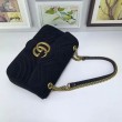 Imitazione Borse Firmate Replica a Tracolla GG Marmont Media 443496 Nero