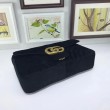 Imitazione Borse Firmate Replica a Tracolla GG Marmont Media 443496 Nero