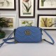 Borse Imitazioni a tracolla GG Marmont Matelasse 447632 Blu Borse Imitazioni a tracolla GG Marmont Matelasse 447632 Blu