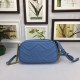 Borse Imitazioni a tracolla GG Marmont Matelasse 447632 Blu Borse Imitazioni a tracolla GG Marmont Matelasse 447632 Blu