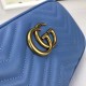 Borse Imitazioni a tracolla GG Marmont Matelasse 447632 Blu Borse Imitazioni a tracolla GG Marmont Matelasse 447632 Blu