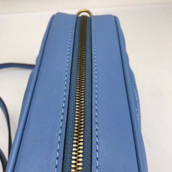 Borse Imitazioni a tracolla GG Marmont Matelasse 447632 Blu Borse Imitazioni a tracolla GG Marmont Matelasse 447632 Blu