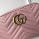 Riproduzione Fedele Qualità premium Borse Replica GG Marmont Matelasse 447632 Rosa imitazioni Replica Alta Qualità Qualità premium Borse GG Marmont Matelasse 447632 Rosa