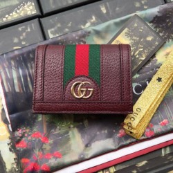Riproduzione Fedele Pari all'originale replica Ophidia GG Card Case 523155 Marrone imitazioni Replica Alta Qualità Pari all'originale replica Ophidia GG Card Case 523155 Marrone