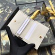 Qualità superiore replica Ophidia GG Card Case 523155 Bianco