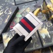 Qualità superiore replica Ophidia GG Card Case 523155 Bianco