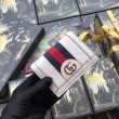 Qualità superiore replica Ophidia GG Card Case 523155 Bianco