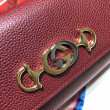 Portafoglio Zumi continental in pelle granulosa 573612 rosso Portafoglio Zumi continental in pelle granulosa 573612 rosso