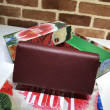 Portafoglio Zumi continental in pelle granulosa 573612 rosso Portafoglio Zumi continental in pelle granulosa 573612 rosso