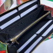 Qualità superiore replica Portafoglio Zumi in pelle granulosa con cerniera 570661 nero
