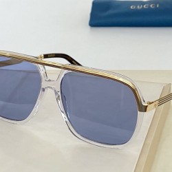 Dupe Occhiali da sole quadrati GG0200S oro / grigio imitazioni perfette Replica Occhiali da sole quadrati GG0200S oro / grigio Griffate