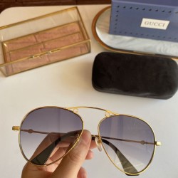 Replica GG0223S occhiali da sole oro / grigio Griffate