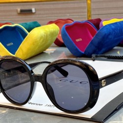 Dupe GG0712SA Occhiali da sole retrò Nero imitazioni perfette Replica GG0712SA Occhiali da sole retrò Nero Griffate