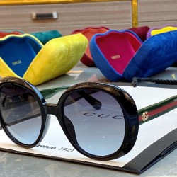 Replica GG0713SA Occhiali da sole retrò doppia GG Nero Griffate