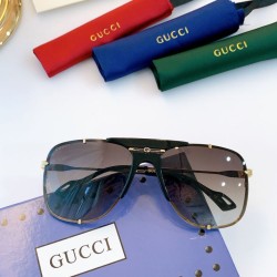 Dupe Occhiali da sole rotondi GG0739S Nero / marroni imitazioni perfette Replica Occhiali da sole rotondi GG0739S Nero / marroni Griffate