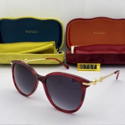 Dupe GG0757 Round Frame Sunglass Red imitazioni perfette Replica GG0757 Round Frame Sunglass Red Griffate