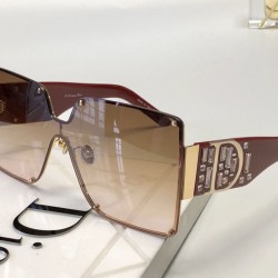 Dupe Occhiali da sole quadrati Dior Paeng Coffee imitazioni perfette Replica Occhiali da sole quadrati Dior Paeng Coffee Griffate