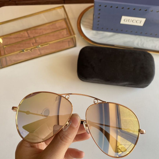 GG0223S Sunglass Glod / Brown GG0223S Sunglass Glod / Brown