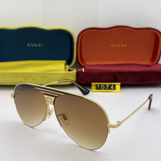 GG1074 Round Frame Sunglass Brown GG1074 Round Frame Sunglass Brown