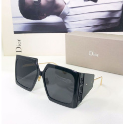Occhiali da sole quadrati Dior Diorsolar S1u avorio Nero