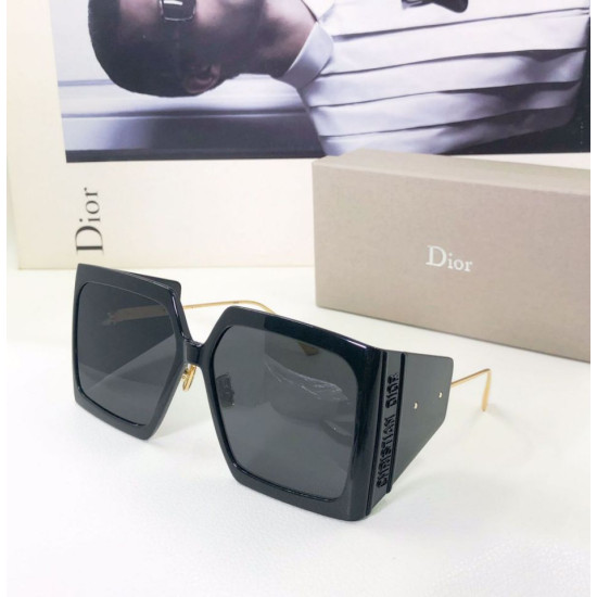 Occhiali da sole quadrati Dior Diorsolar S1u avorio Nero Occhiali da sole quadrati Dior Diorsolar S1u avorio Nero