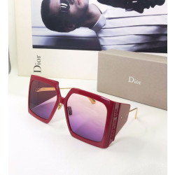 Occhiali da sole quadrati Dior Diorsolar S1u Ivory Rossi