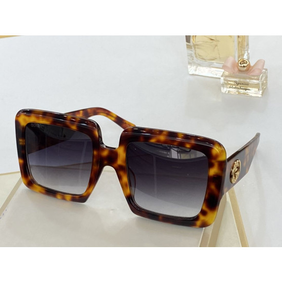 Occhiali da sole quadrati GG0783S Nero Occhiali da sole quadrati GG0783S Nero