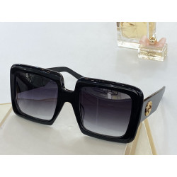 Occhiali da sole quadrati GG0783S Nero / argento