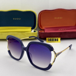Occhiali da sole rotondi GG0893 blu / argento