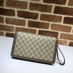 Cloni Firmate Dettagli perfetti clutch Dionysus GG Supreme 621197 marrone imitazioni