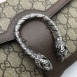Dettagli perfetti clutch Dionysus GG Supreme 621197 marrone