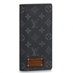 Cloni Firmate Pari all'originale replica Portafoglio Brazza Monogram Eclipse M69260 imitazioni