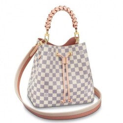 Cloni Firmate NeoNoe MM con manico intrecciato Damier Azur N40344 imitazioni