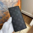 Pari all'originale replica Portafoglio Brazza Monogram Eclipse M69260