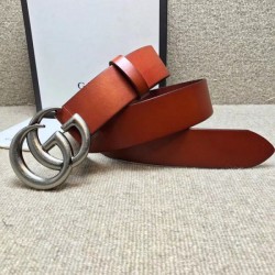 Alta gamma replica Cintura in pelle con fibbia doppia G in pelle 406831 imitazioni perfette