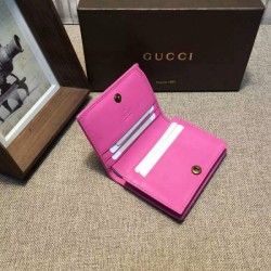 Portacarte GG Marmont in rosa 443125 Portacarte GG Marmont in rosa 443125