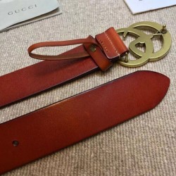 Qualità superiore replica Cintura in pelle con fibbia Double G con cinturino in serpente 458949 imitazioni perfette