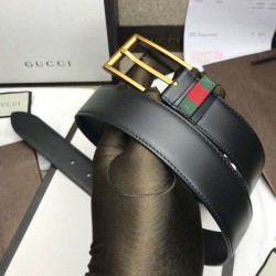 Cintura in pelle con Web 495125 imitazioni perfette