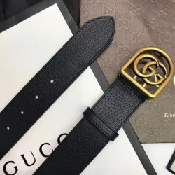 Replica 1:1 Cintura in pelle con cintura Double G incorniciata 495128 Outlet Cintura in pelle con cintura Double G incorniciata 495128 imitazioni perfette