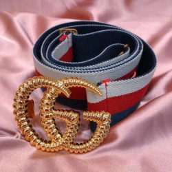 Replica 1:1 Qualità superiore replica Cintura elastica Web con fibbia Torchon Double G 524101 Outlet Qualità superiore replica Cintura elastica Web con fibbia Torchon Double G 524101 imitazioni perfette