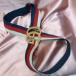 Qualità superiore replica Cintura elastica Web con fibbia Torchon Double G 524101