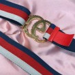 Qualità superiore replica Cintura elastica Web con fibbia Torchon Double G 524101