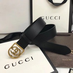 Cintura in pelle con cintura Double G incorniciata 495128 imitazioni perfette