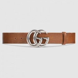 Alta gamma replica Cintura in pelle con fibbia doppia G in pelle 406831 imitazioni perfette