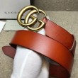 Alta gamma replica Cintura in pelle con fibbia doppia G in pelle 406831
