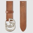 Alta gamma replica Cintura in pelle con fibbia doppia G in pelle 406831