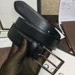 Cintura in pelle con fibbia in madreperla 474348