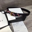 Cintura in pelle con Kingsnake Black 434520