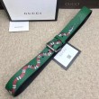 Cintura in pelle con Kingsnake Green 434520