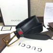 Cintura in pelle con Web 495125